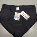 Seagoo Womens High Waisted Bikini Bottoms Tummy Control Full Coverage Bathing Suit Swim Bottom with Paperclip Chain XL