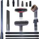 Household Cleaning Kit Attachments Vacuum Cleaner Accessories Universal Vacuum Hose Adapters Flexible Crevice Tool for Dryer Lint Vent Trap Cleaner