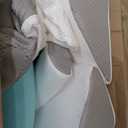 4PCS Wedge Pillow Set for After Surgery, Orthopedic Bed Wedge Pillow for Back Pain Relief, Sitting up in Bed,Recovery, Acid Reflux, Snoring, Body Pillow for Sleeping,Leg,Shoulder Support, White/Grey