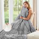 Sasttie California King Comforter Set, 7-Piece Bed in a Bag, Pintuck Bedding Sets for All Season, Includes Comforter, Flat Sheet, Fitted Sheet, Pillowcases and Pillowshams, Light Grey