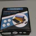 Intelitopia Complete Knife Sharpening Stone Set  Dual Grit Whetstone 400/1000 3000/8000 Knife Sharpener with Leather Strop, Flattening Stone, Bamboo Base, 3 Non-slip Rubber Bases & Angle Guide