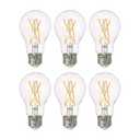 Sylvania Led Truwave Natural Series A19 Light Bulb, 75W Equivalent, Efficient 11W, 1100 Lumens, Dimmable, Clear, 2700K, Soft White - 6 Pack (40807)