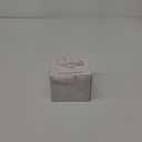 Queenza White Marble Salt Cellar with Lid and Brass Knob, 3 Inch Salt Box
