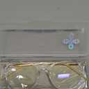 VISOONE Anti Slip TR90 Blue Light Blocking Glasses Size M Eyewear Frame with Anti Glare Eye Protection for Women GaeL (Clear)