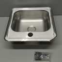 Elkay D115151 Dayton Single Bowl Drop-in Stainless Steel Bar Sink 15 x 15 with 2" Drain Hole