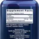Life Extension Magnesium Glycinate, Heart Health, Bone Health, Nerve and Muscle Support, Highly absorbable, Gluten-Free, Non-GMO, Vegetarian, 90 Capsules (EXP 06/01/28)
