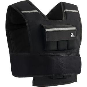 ZELUS 23lb Weighted Vest with Adjustable Weights for Exercise, Weight Vest for Men, Workout Vest for Home Workouts Cardio Strength Training Weight Loss (23lb-Iron Bar)