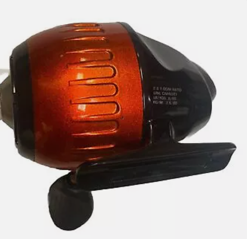 South Bend Neutron SBN-20 Size 20 Spincast reel orange with line - NEW W/O BOX