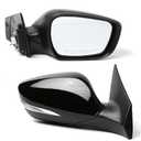 MACJALY Passenger Side Mirror (Right/RH) Compatible with Hyundai Elantra 2014-2016, Power Adjust, Manual-Folding, w/Turn Signal, 5-Pin Connector, Black Housing, Replaces 876203Y530, HY1321208