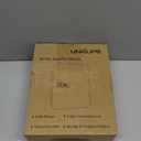 Uniclife 28-Key Steel Key Cabinet with Combination Lock Wall Mounted Key Organizer with Resettable Code White Digital Security Box with Hooks and Large Key Tag Labels Identifiers in 5 Assorted Colors
