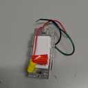 Cloudy Bay in Wall Dimmer Switch for LED Light/CFL/Incandescent,3-Way Single Pole Dimmable Slide,600 Watt max,Cover Plate Included (1-Pack | Ivory)