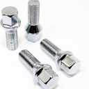 Set of 20 Veritek 14x1.5mm Chrome Wheel Lug Bolts for Aftermarket Custom Wheels Only 2.16 Inch 28mm Shank 17mm Hex Conical Seat