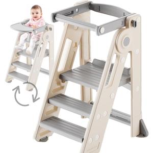 Kids' Step Stools - 2 in 1 Toddler Tower