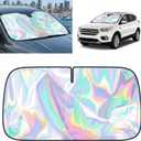 for Ford Escape 2013-2026 Windshield Sun Shade - Foldable Windshield Cover Sun Shade for Escape Accessories Protect Car from Sun Rays Overlapping UV Reflective Window Sunshade