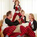 PATPAT Family Christmas Pjs Matching Sets Holiday Jammies Sleepwear Christmas Pajamas for Family Xmas Outfits with Socks (2T, Red Gnome)