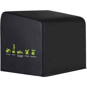 Hip Thrust Machine & Glute Bridge Exercise Machine, Hip Thrust Bench Booty Workout Box Platform for Home Gym Total Body Workout.