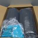 Outdoor Seat Cushion Set 22 L  22 W  4 H Inch Waterproof & Fade Resistant Patio Furniture Cushions with Removable Cover with Handle and Straps for Sofa Chairs, Chairs, Grey