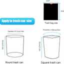 10 Gallon Drawstring Trash Bag Garbage Bag Trash Can Liner,0.9 Mil,90 Count (Black, 10 Gallon)