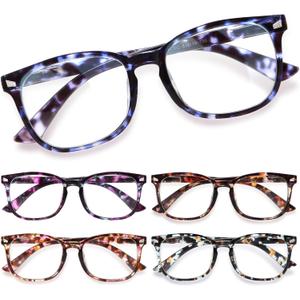 CCVOO Mix & Match Reading Glasses for Women - Lightweight, Comfortable Fit, Clear Vision - Blue Light Blocking (*C2 Flower Mix) CCVOO Mix & Match Reading Glasses for Women - Lightweight, Comfortable Fit, Clear Vision - Blue Light Blocking (*C2 Flower Mix)