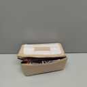 Large Capacity Travel Cosmetic Bag - Portable Makeup Bags for Women Waterproof PU Leather Checkered Makeup Organizer Bag with Dividers and Handle,Toiletry Bag for Cosmetics (Medium, Khaki)