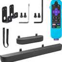 Wall Mount Bracket for Roku Streambar,Roku Smart Soundbar, Sturdy Soundbar Holder for Roku, with Silicone Remote CoverNot for Streambar SE