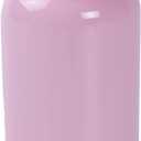 Glass Cups with Lids and Straws, 16oz Stainless Steels Cups,Reusable Insulated Tumblers for Iced Coffee, Smoothies, Cocktails,Beer, Pink (Smooth Polished Finish, Sublimatable)
