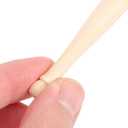 2 Sets DIY Miniature Baseball Bat Glove Ball Set, Decorative Dollhouse Accessories Photography Props (Khaki)