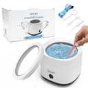 Ultrasonic Retainer & Denture Cleaner Machine Portable Jewelry, Mouth Guard & Aligner Cleaning Device for Deep, Professional Cleaning at Home