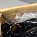 Wedding Welcome Sign Stand, Welcome to our Wedding Sign Holder, Black Easel Stand for Sign Poster With Design Bundle & Ground Stakes & Leather Sign Hanging Straps, Linen Sign Stand for Wedding Decor