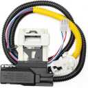 W11307244 Washer Lid Lock (3 Wire) Washer Door Lock Compatible with Whirlpool Maytag Amana Kenmore Replace W11253733, W10838613, W10838613VP, etc