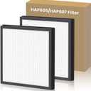 2 Pack HAP605 Replacement Filter Compatible with XenonLab HAP605 HAP607 and Compatible with FreAire HAP605 HAP607 Air Purifier, True HEPA High-Efficiency Activated Carbon Filter for Home Large Room