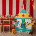 Colingmill 3ft Circus Theme Party Decorations Carnival Carousel Cardboard Cutout Life Size Funny Photo Booth Prop Decor for Circus Birthday Baby Shower Party Supplies Event Outdoor Yard Garden, 35.43 inches