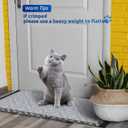 Carpet Protector for Pets Cat Carpet Protector Repellent Barrier for Doorway Corner Anti Scratch Under Door Cat Scratch Protector Mat, Easy to Cut Plastic Stopper (Clear, 3.6FT-1pack)