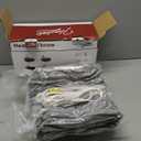 Homemate Heated Blanket Electric Throw - 50"x60" Heating Blanket Throw 1/2/4/6/8 Hours Auto-Off 10 Heat Levels Over-Heat Protection Soft Flannel Sherpa Heater ETL Certification (Light Grey (Striped))