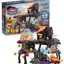 Schleich Eldrador - 119PC Smashrador Master Cave Fortress BattleCave Playset - Light Up LED Toy with 18 Battle Functions - with 4 BattleCaves and 6 Eldrador Creatures for Boys, Girls - Kids Ages 7+