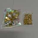 Clear Sew On Rhinestones, Choupee Gold Prong Setting Rhinestone 130PCS Sewing Claw Rhinestone Mixed Shapes Sew On Glass Gems for Jewelry, Clothes, Costume, Shoes,Dress, Garments