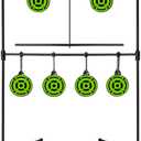 Ideagle BB Gun Targets Larger Metal Resetting Airsoft Pellet Gun Shooting Target for Backyard, Rated for .177 .20 Caliber