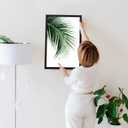 Matte Black 16x24 Frame - Single Frame, 16 x 24 Poster Frame for Artwork, Puzzles, Photos and Movie Posters Picture Frames