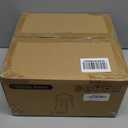 360 Swivel Vanity Stool, Vanity Chair Stools for Makeup Room, Round Faux Leather Makeup Chairs, Modern Small Ottoman Foot Rest with Metal Legs for Living Room, Bedroom, White&Gold