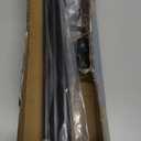 Curtain Rods for windows 32-48 inch, 5/8 inch Decorative Curtain Rod Set, Matte Black Splicing Heavy Duty Metal Curtain Rod with Brackets