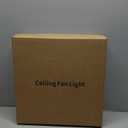 PUSU 15.8" Low Profile LED Ceiling Fans with Light, Reversible Flush Mount with Remote and 6 Winds Speeds Fan Lighting, 3 Colors Dimmable for Bedroom, Living Room, Kids, Dinning Room, Kitchen (White)