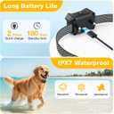 Electric Fence for Dogs, Rechargeable Underground Dog Fence System with 650FT Wire, 1 Waterproof Training Collar, Covers up to 1/2 Acre, Wired Dog Fence System for 1 Dog