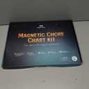 Magnetic Dry Erase Chore Chart for Kids with 34 Chore & Title Magnets, 49 Star Incentive Magnets, Storybook - Reward, Behavior, and Responsibility Chart for Toddler and Kids at Home