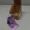 OMOTON Adjustable Cell Phone Stand, C2 Aluminum Desktop Phone Holder Dock Compatible with iPhone 15 14 13 Xs XR 8 Plus 7 6, Samsung Galaxy, Google Pixel, Android Phones, Purple