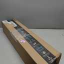 Plow & Hearth 27"x48" Half Round Flame Resistant Hearth Rug | Double Layer Fiberglass Fireplace Mat | Protect Home Décor Hardwood Floor and Carpet from Sparks and Embers Wood Stove (Brown)