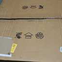 20" Low Profile Flush Mount Wood Fandelier Ceiling Fan with Light