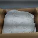Bedsure King Size Comforter Set, Prewashed Bedding, 02 - White, King(104"x90") 