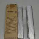 upsimples 6 Pack Clear Acrylic Shelves, 1.7" x12" Clear Wall Shelves for Nail Polish, Vinyl Wall Mount, Record Holder, Magazine Rack, Comic Display, Picture Ledge Shelf Dcor