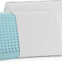 WEEKENDER Gel Memory Foam Pillow - Queen Size - 2-Pack - Medium Plush Feel - Neck & Shoulder Support - For Back, Side, & Stomach Sleepers - Home, Hotel, & Hospital Essentials