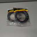 2 x Grand General 80473 Black 4" PVC Rubber Round Grommet